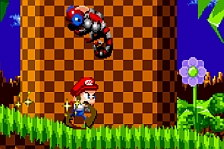 Mario In Sonic 1